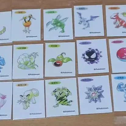 [BUNJANG] Artwork Pokémon Stickers / 아트워크포켓몬띠부씰