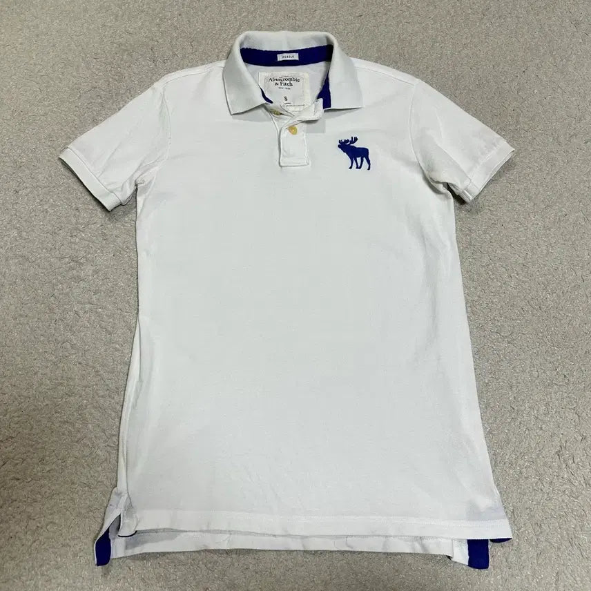 [BUNJANG] Abercrombie Short Sleeve Polo Shirt - Size S / 아베크롬비 반팔 카라티 s