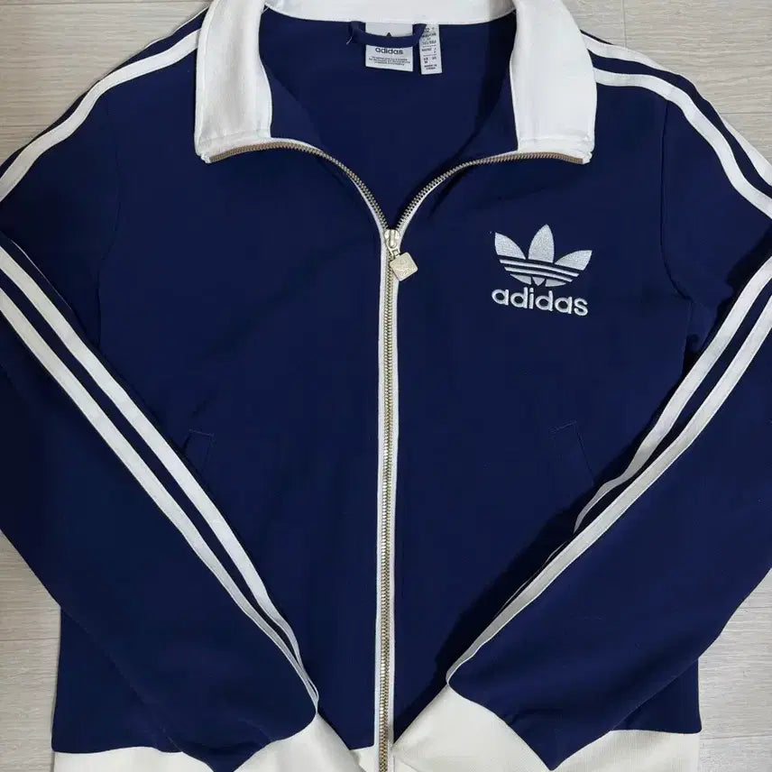 [BUNJANG] Adidas Navy & White Jersey M Size / 아디다스 네이비&화이트 져지