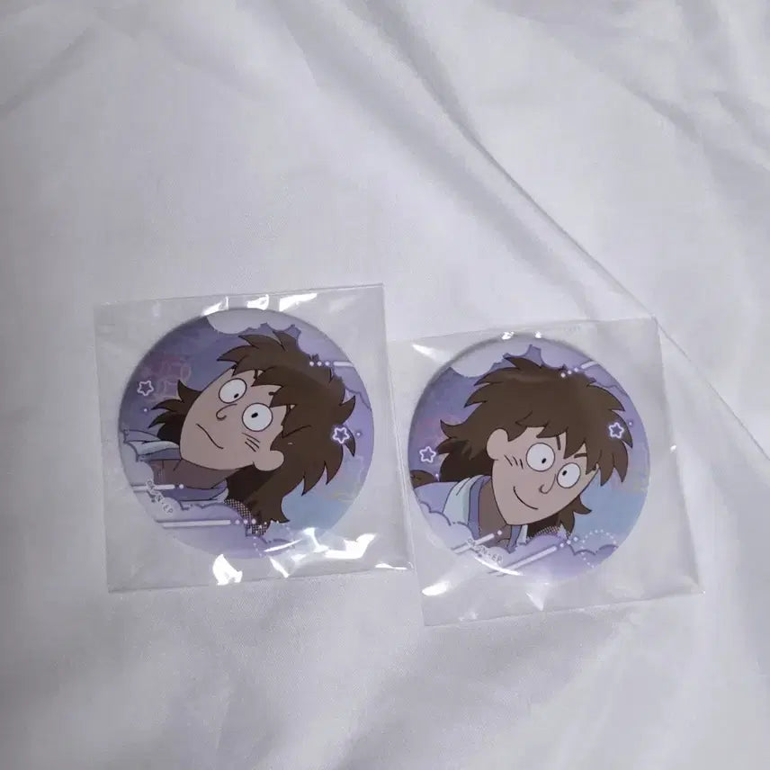 [BUNJANG] Nintama Rantarō Hyakumenjō Can Badge Set - Raizo & Saburo (5th Year) / 닌타마란타로 백면상 캔뱃지 쌍닌 라이조 사부로 5학년(일괄)