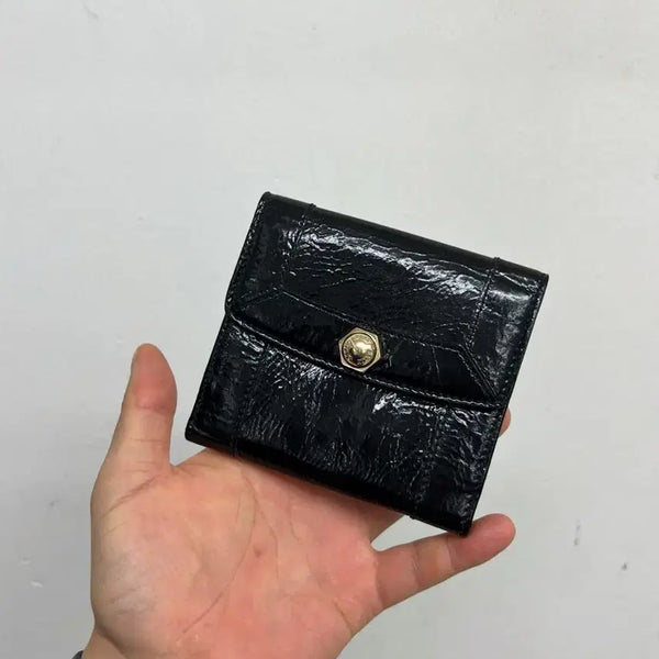 [BUNJANG] Bally Enamel Compact Wallet / Bally 발리 에나멜 지갑