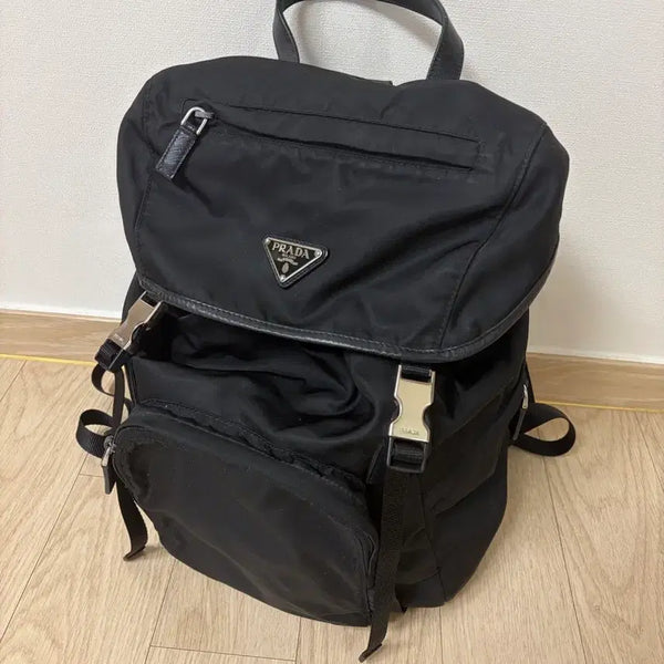 [BUNJANG] Prada Nylon Backpack Black / [OS] 프라다 나일론 백팩 블랙