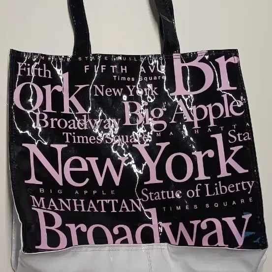 [BUNJANG] New York Big Apple Shopper Bag / 뉴욕 빅애플 쇼퍼백