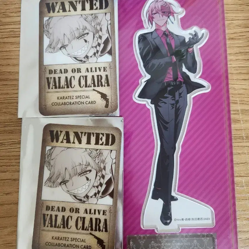 [BUNJANG] Mairimashita! Iruma-kun Asmodeus Alice Mafia Acrylic Standee & Clara Valentine Card Set / 악마에 입문했습니다 이루마군 악입문 if 마피아 아스모데우스 클라라