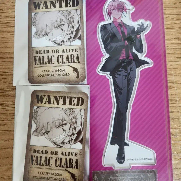 [BUNJANG] Mairimashita! Iruma-kun Asmodeus Alice Mafia Acrylic Standee & Clara Valentine Card Set / 악마에 입문했습니다 이루마군 악입문 if 마피아 아스모데우스 클라라