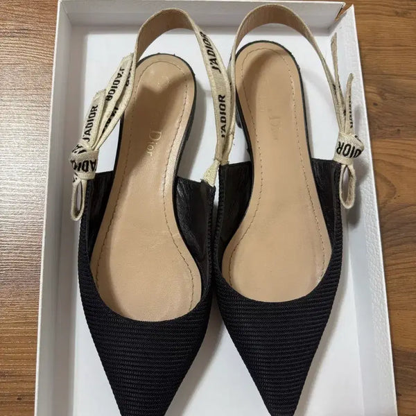 [BUNJANG] Dior J'Adior Slingback Mules Black / 디올 J'ADIOR 자디올 슬링백 뮬 블랙