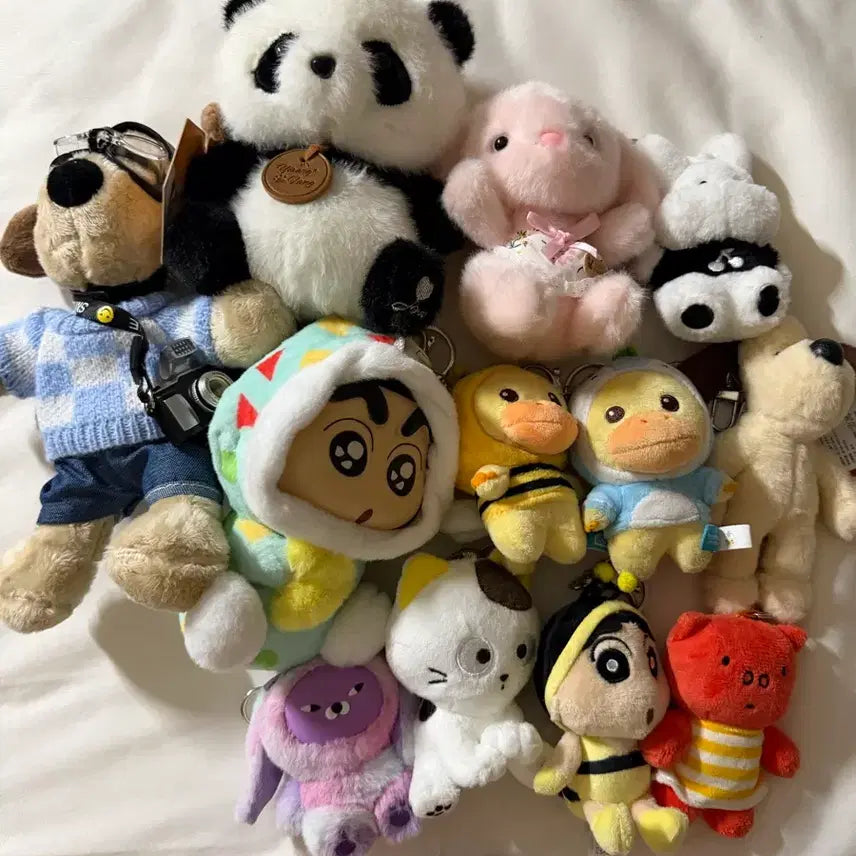 [BUNJANG] 12 Types Doll Keyring Bundle Set / 인형 키링 일괄 판매 12종