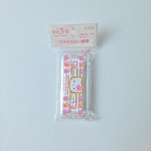 [BUNJANG] Vintage Kitty Cotton Swab Case / 무배) 고전키티 면봉 케이스