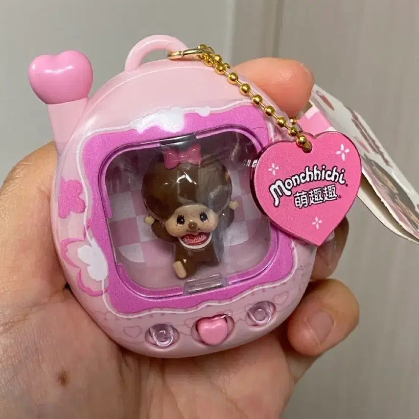 [BUNJANG] Monchhichi Tamagotchi Keychain / 몬치치 다마고치 키링