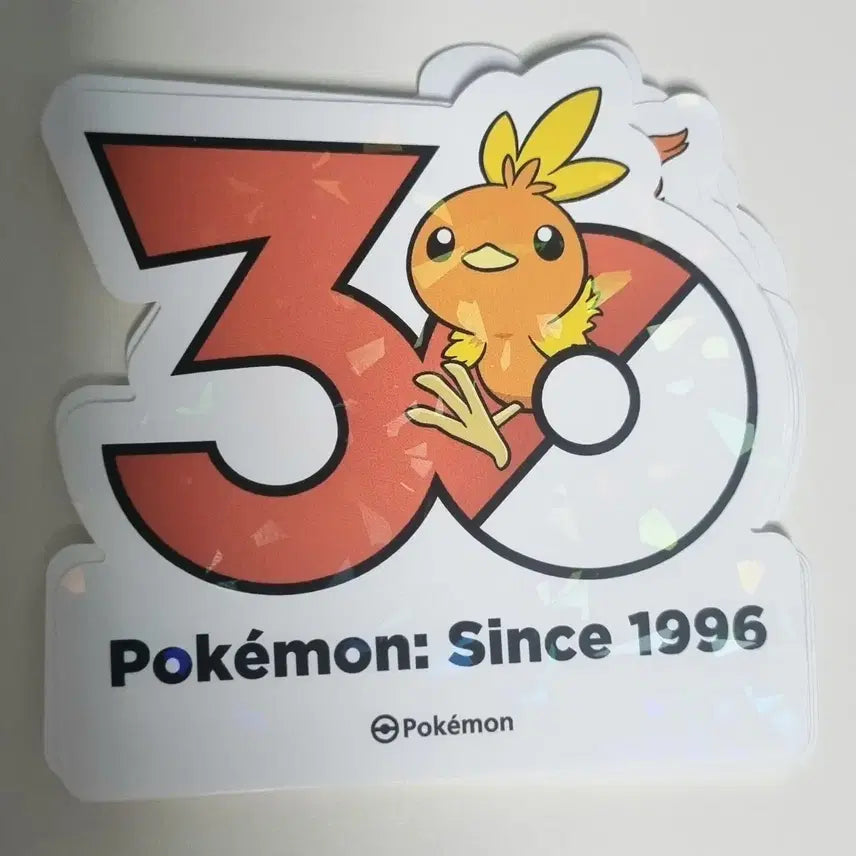[BUNJANG] Pokemon 30th Anniversary Logo Sticker Set / 아차모 세트 포켓몬 30주년 기념 로고 스티커