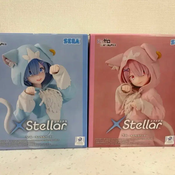 [BUNJANG] Sega x Stellar Re:Zero Ram & Rem Plush Pack Ver. Bundle Set (Sealed) / [미개봉 정품] 일괄 세가 xstellar 리제로 모후모루 렘 람 판매
