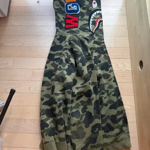 [BUNJANG] BAPE Camo Full-Zip Hoodie / 베이프 카모 후드집업 급처 (크림 정품구매,어그로X)