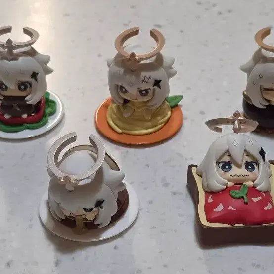 [BUNJANG] Genshin Impact Paimon Food Theme Figure Set / 원신 비상식량이 아니야 페이몬 6종 세트