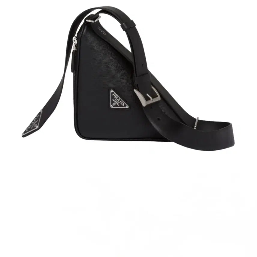 [BUNJANG] Prada Saffiano Triangle Belt Bag (2VL039) / 프라다 사피아노 삼각 벨트백 (2VL039)