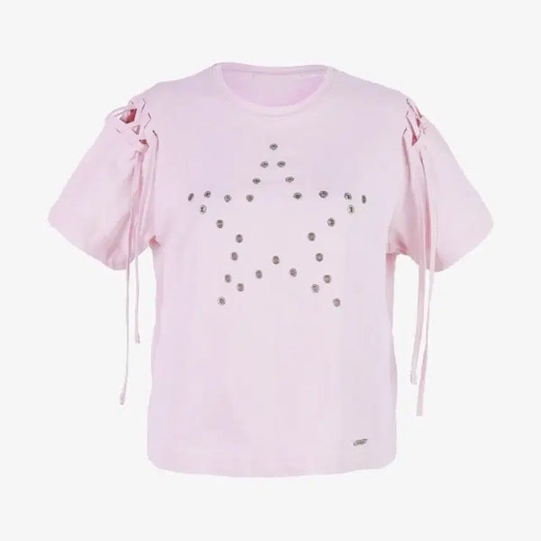 [BUNJANG] SERIC Eyelet T-Shirt / 세릭 아일릿 티셔츠