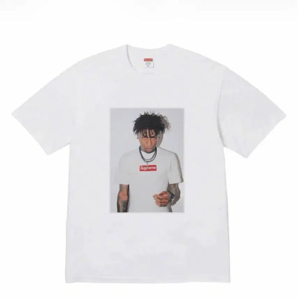 [BUNJANG] Supreme Short Sleeve T-Shirt White / 슈프림 반팔 티셔츠 화이트