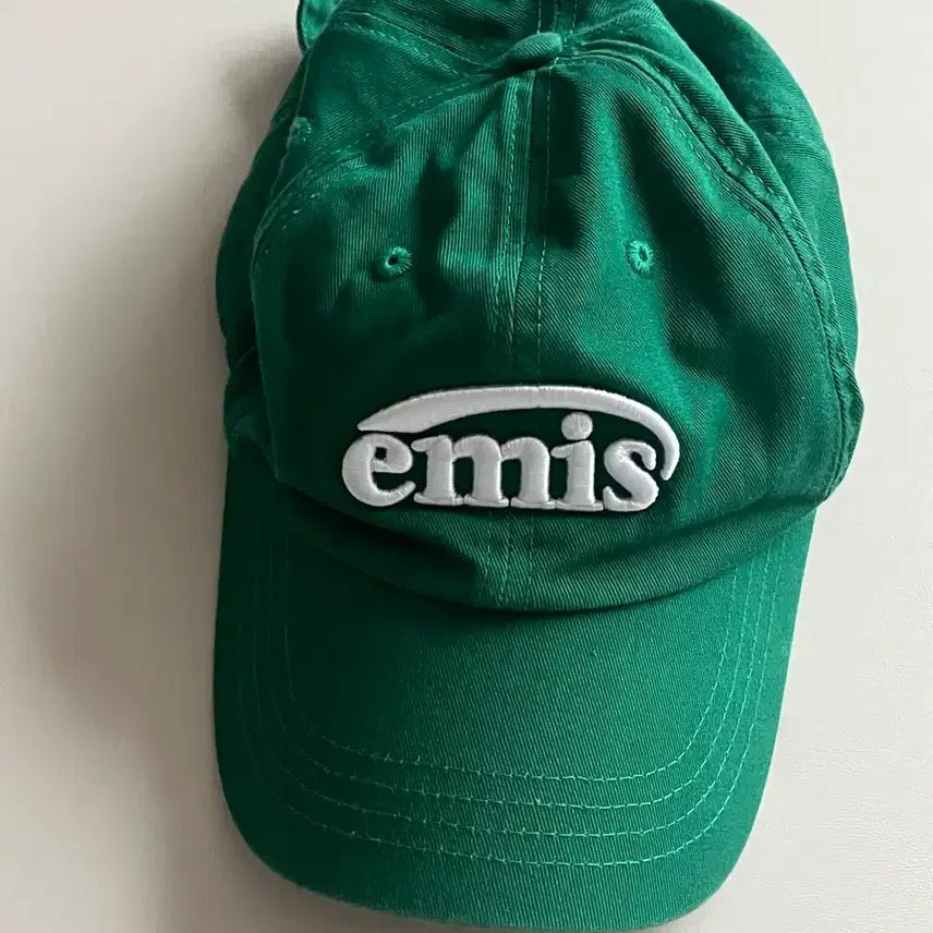 [BUNJANG] EMIS Logo Embroidered Baseball Cap Green / EMIS 볼캡 그린
