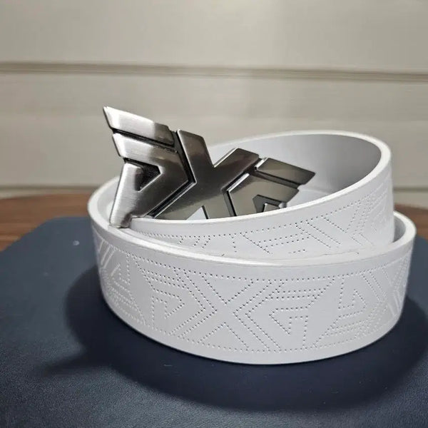 [BUNJANG] PXG Men's Golf Pin Belt White / 남성 골프 핀벨트 흰색