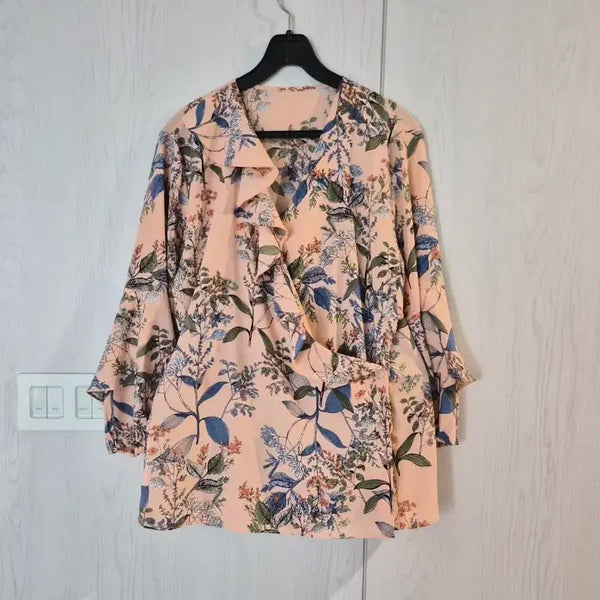 [BUNJANG] Les Petites Flower Pattern Blouse / Les Petites 플라워 패턴 블라우스