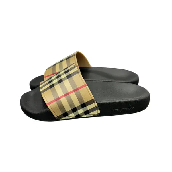 [BUNJANG] Burberry Vintage Check Women's Slippers Beige / [새상품정품]  버버리 빈티지 체크 여성 슬리퍼 8024232