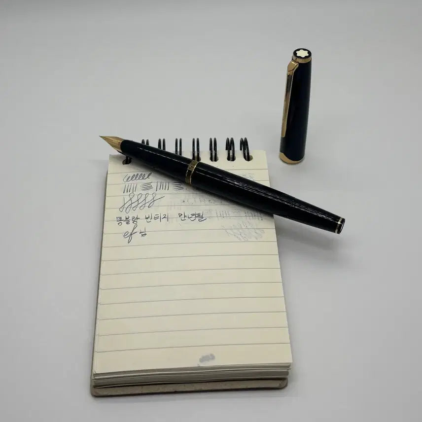[BUNJANG] Montblanc Vintage 121 Fountain Pen (EF Nib, 14K) / 몽블랑 빈티지 만년필 블랙 ef닙