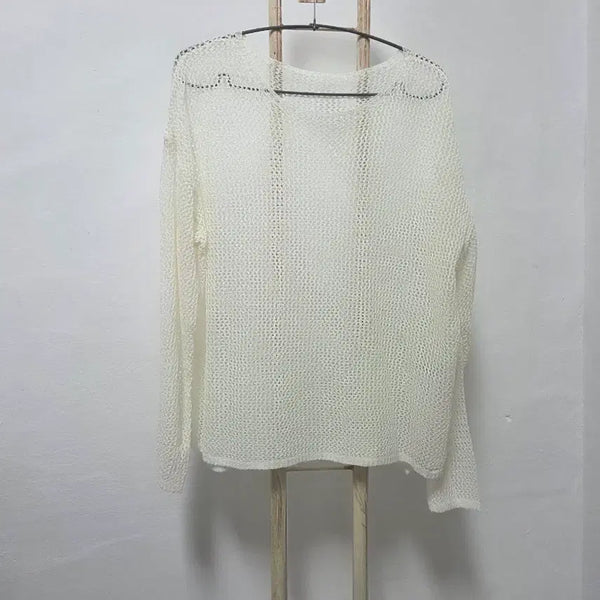 [BUNJANG] Derek Lam 10 Crosby 2025 Punched Net Summer Knit / 데렉램 10크로스비  펀칭 그물 여름니트 2025년제품