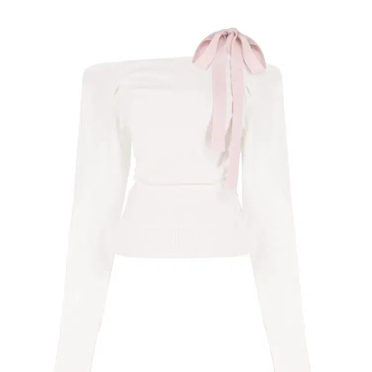 [BUNJANG] Clesier Strawberry Cream Knit Sweater (Sealed) / 미개봉) 클리시어 스트로베리 크림원 니트