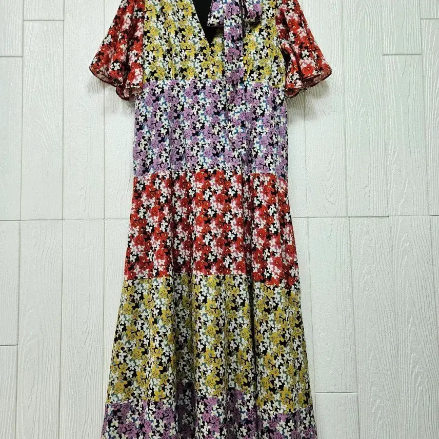 [BUNJANG] Silk Flower Dress / 실크플라워 원피스