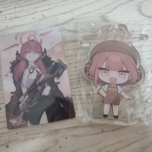 [BUNJANG] Blue Archive Aru Wafer Card & Mom's Touch Collaboration Acrylic Corotto / 블루아카 아루 웨하스카드 맘스터치 코롯토