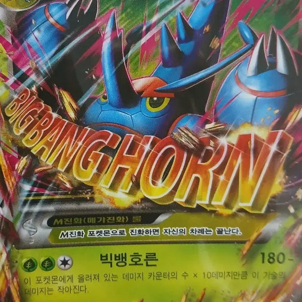 [BUNJANG] M Heracross EX Pokemon Card / M 헤라크로스 EX 포켓몬 카드