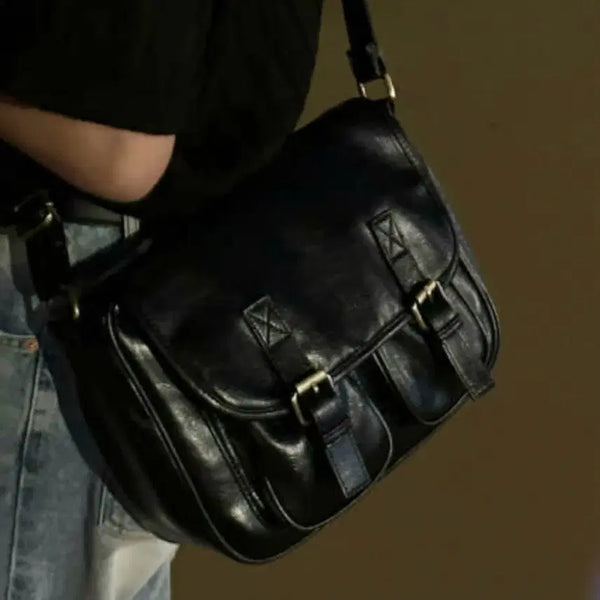 [BUNJANG] Vintage Retro Shoulder Bag Crossbody Bag / 빈티지 레트로 숄더백 크로스백 대학생 가방