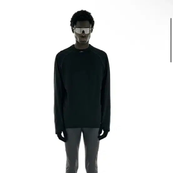 [BUNJANG] Coldwarm Long Sleeve T-Shirt Black / Coldwarm 롱 슬리브 L