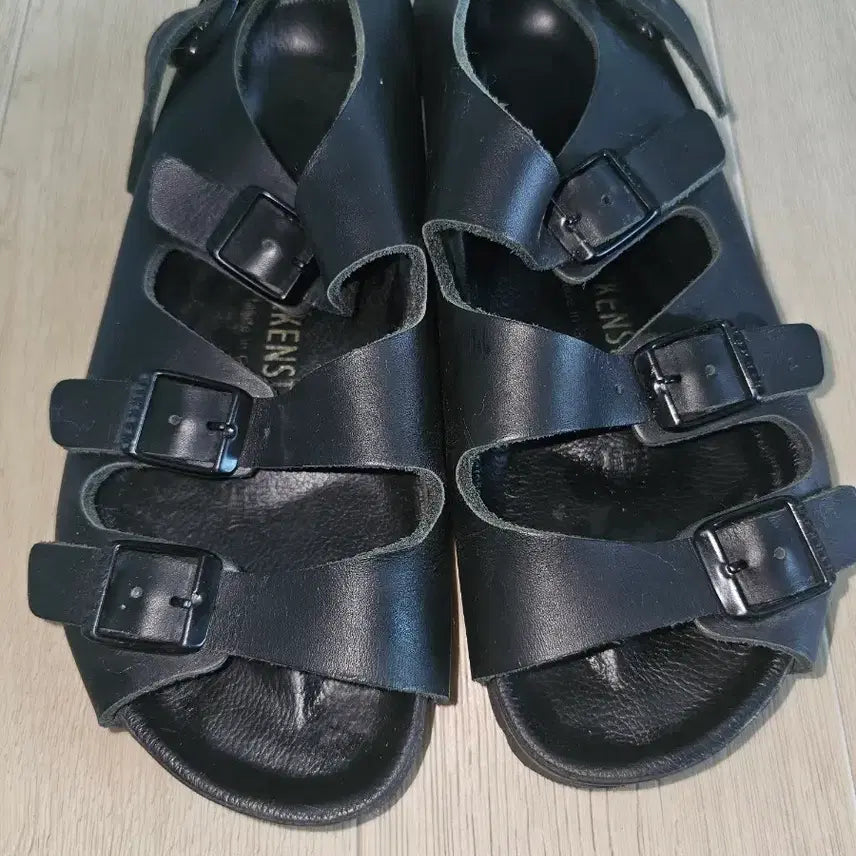 [BUNJANG] Birkenstock Athens Black Sandals / 버켄스탁 아테네 블랙 샌들