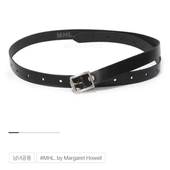 [BUNJANG] Margaret Howell Scout Belt Black / 마가렛 호웰 스카우트 벨트 블랙