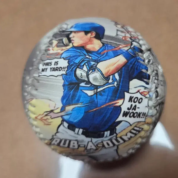 [BUNJANG] Samsung Lions Gu Ja-wook Comics Ball / 삼성라이온즈 구자욱 코믹스볼