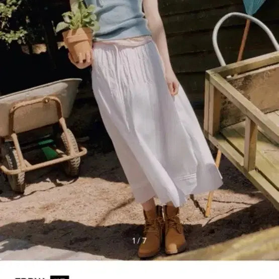 [BUNJANG] FRRW Gathered Flare Skirt / FRRW 개더 플레어 스커트