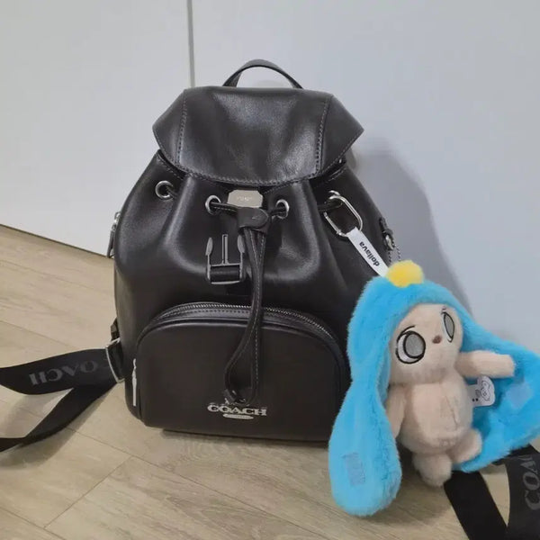 [BUNJANG] Coach Faye Backpack Black Leather / 코치 페이스 백팩 블랙