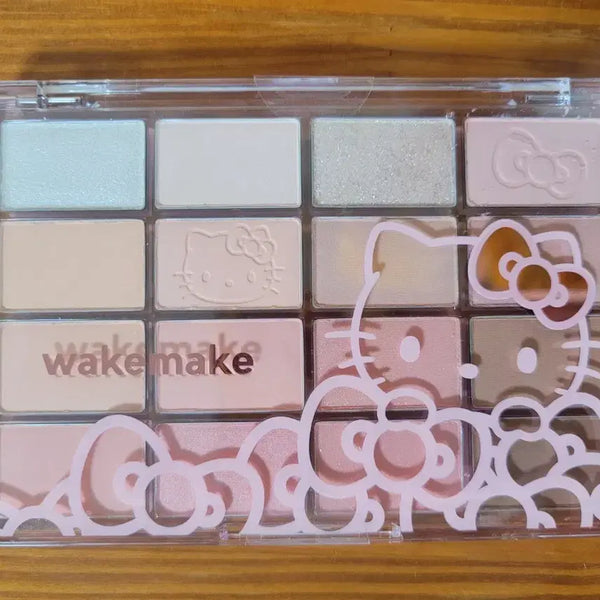 [BUNJANG] WAKEMAKE Hello Kitty Palette Candy Coral Blurring / 웨이크메이크 헬로키티 팔레트 캔디코랄블러링