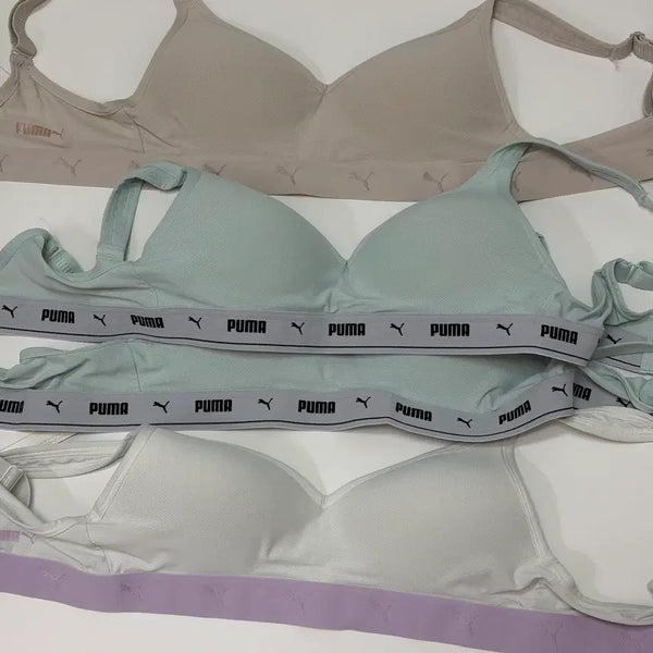 [BUNJANG] Puma Bra Set Underwear 6 Pieces / 푸마 브라 세트 속옷 6종