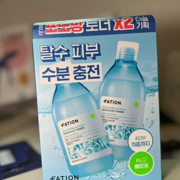 [BUNJANG] PatiOn Glucose Hydro Essence Toner 600ml Bundle Set / [1+1] 파티온 포도당 하이드로 에센스 토너