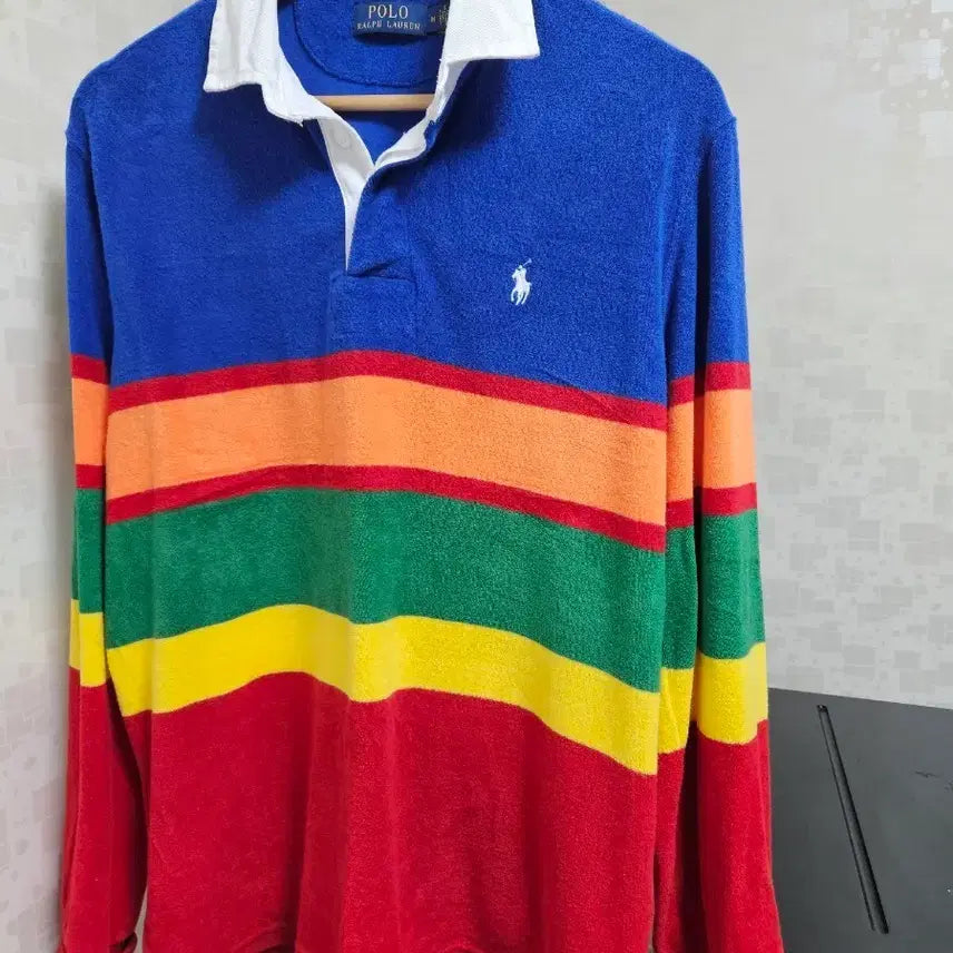 [BUNJANG] Polo Ralph Lauren Terry Rugby Shirt Set / 폴로 랄프로렌 테리 럭비티 세트