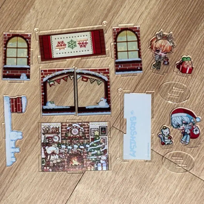 [BUNJANG] Scochism Winter Pop-up Box Acrylic Diorama Nino / Iro Bundle Set / 스코시즘 겨울 팝업 박스 아크릴 디오라마 니노 이로