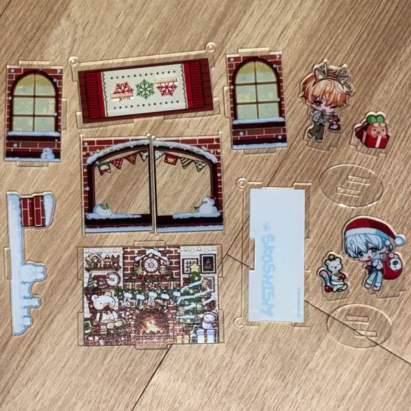 [BUNJANG] Scochism Winter Pop-up Box Acrylic Diorama Nino / Iro Bundle Set / 스코시즘 겨울 팝업 박스 아크릴 디오라마 니노 이로