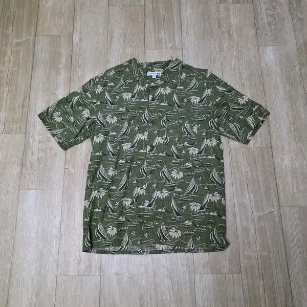 [BUNJANG] Uniqlo Rayon Spun Shirt / 유니클로 레인 스푸너 셔츠