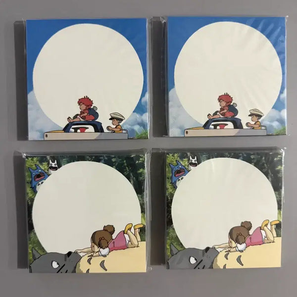 [BUNJANG] Ghibli Memo Pad Set (2 Designs) / 지브리 메모지 2종