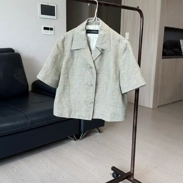[BUNJANG] MICHAA Khaki Wool Blend Jacket / 미샤 자켓