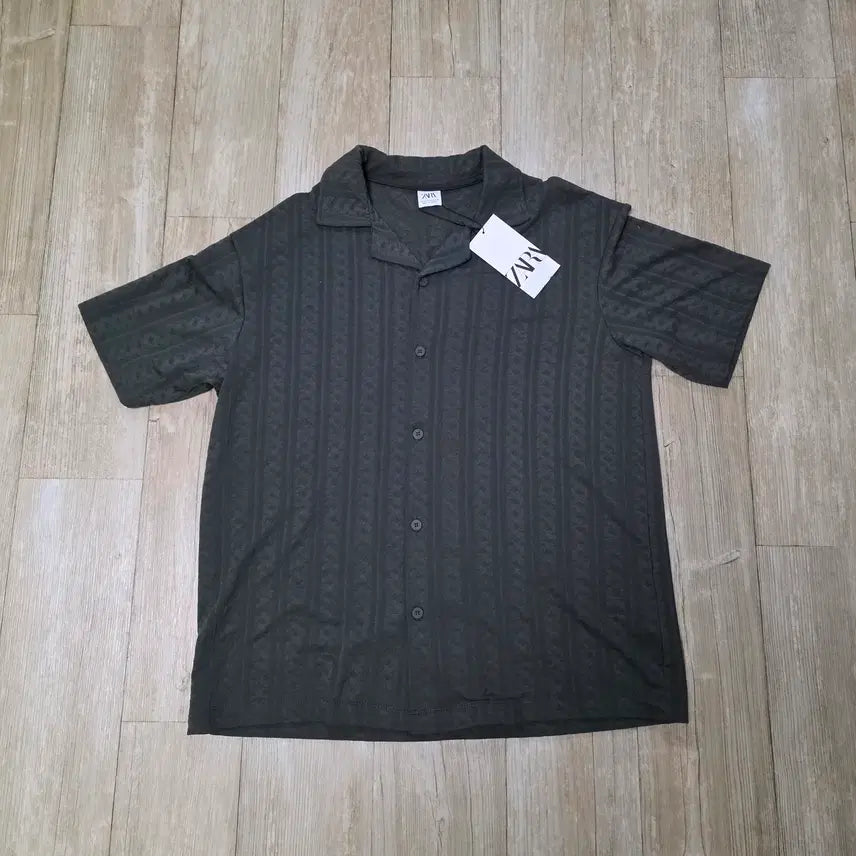 [BUNJANG] Zara Open Collar Shirt / 자라 오픈 카라 셔츠