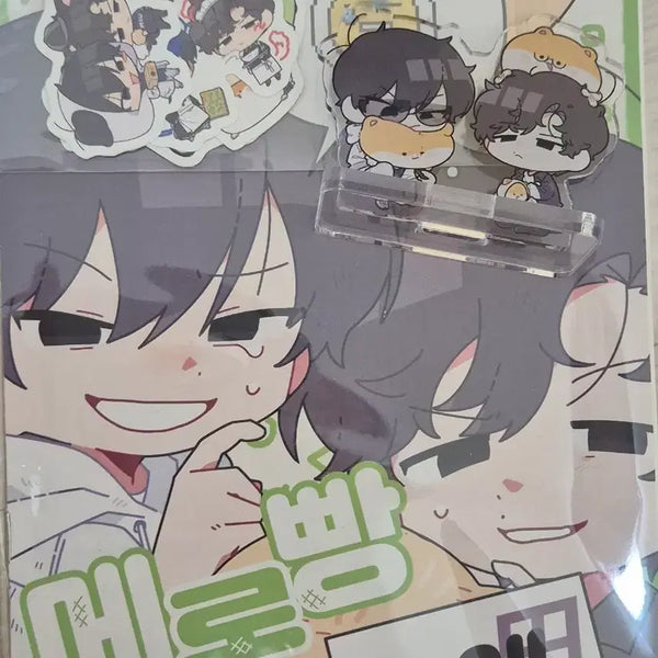[BUNJANG] Miu404 Ibushi Ma Acrylic Stand, Sticker Bundle Set / miu404 이부시마 회지 아크릴 스탠드 조각 스티커
