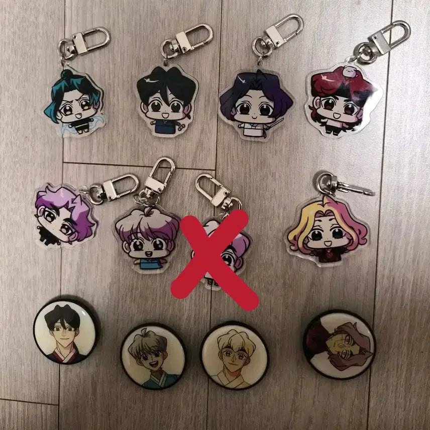 [BUNJANG] Gadamsol Keyring Grip Tok / 가담항설 굿즈 키링 그립톡 판매