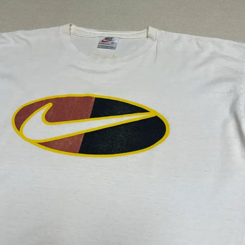 [BUNJANG] Nike 90s Vintage USA Oval Swoosh T-Shirt XL / 90s 빈티지 나이키 오발스우시 프린팅티셔츠 XL